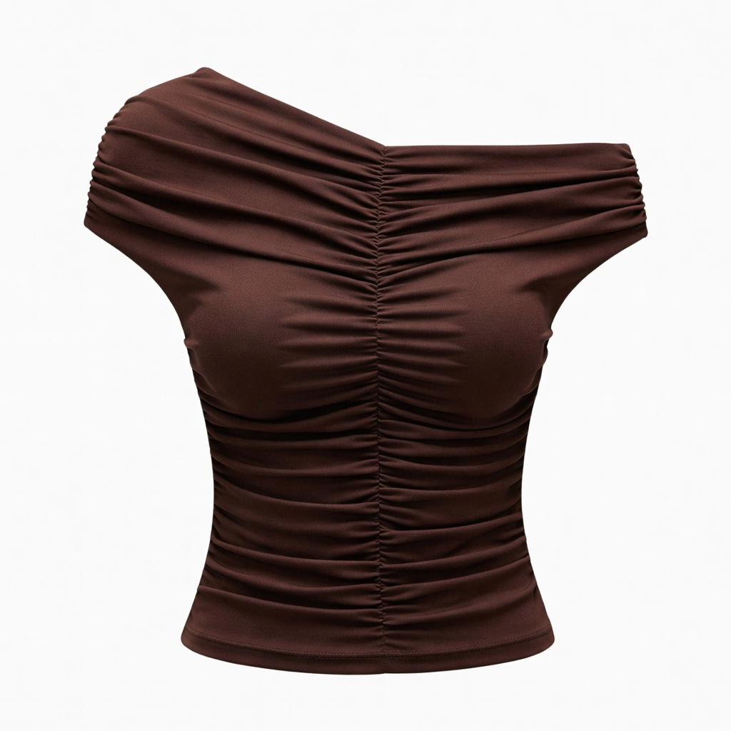 Ruched Off-Shoulder Top
