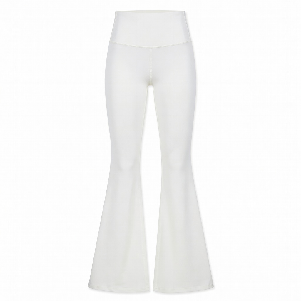 White Flared Leggings