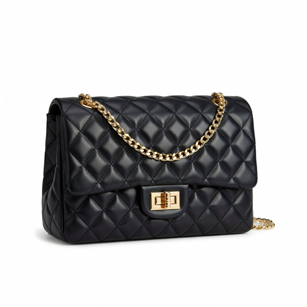 Sac matelassé noir