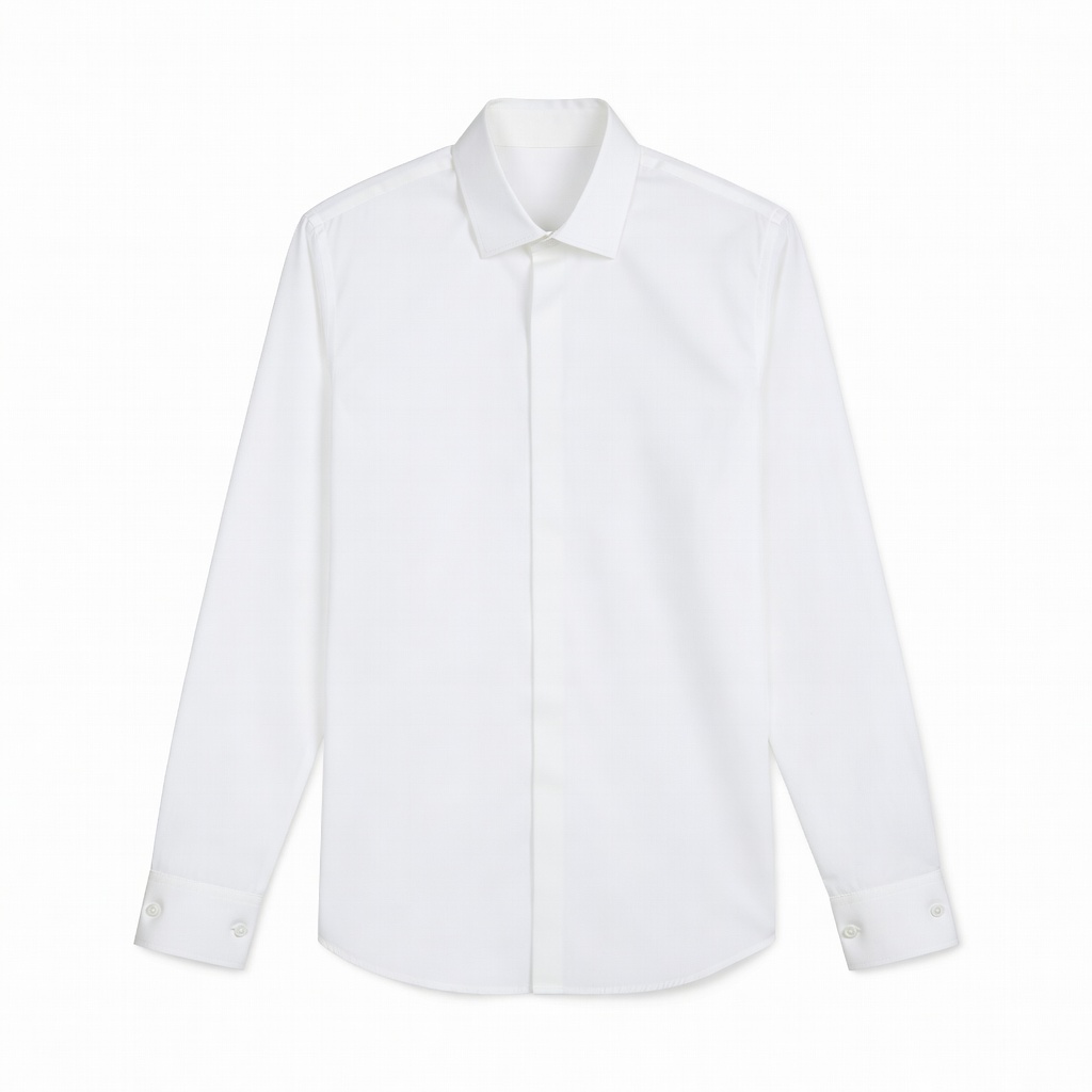 White Collared Shirt