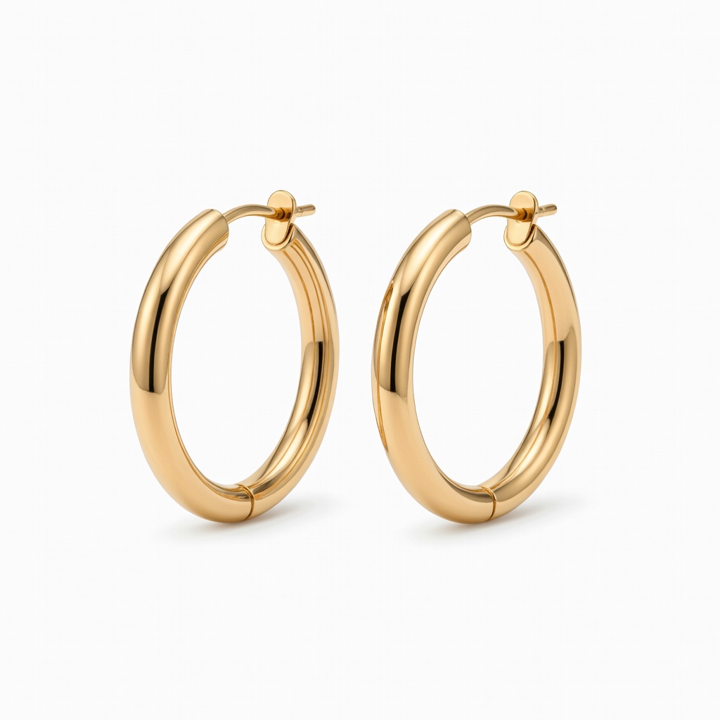 Gold Hoop Earrings