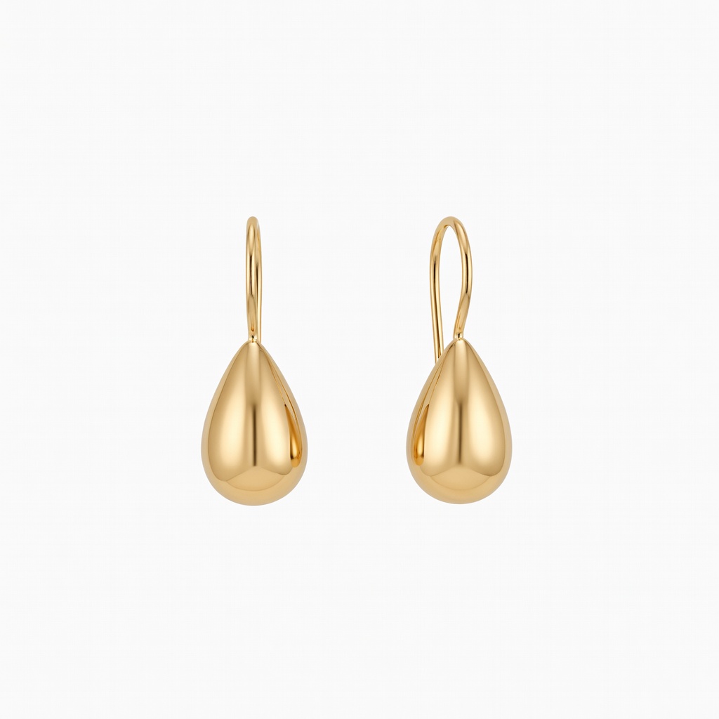 Gold Teardrop Earrings