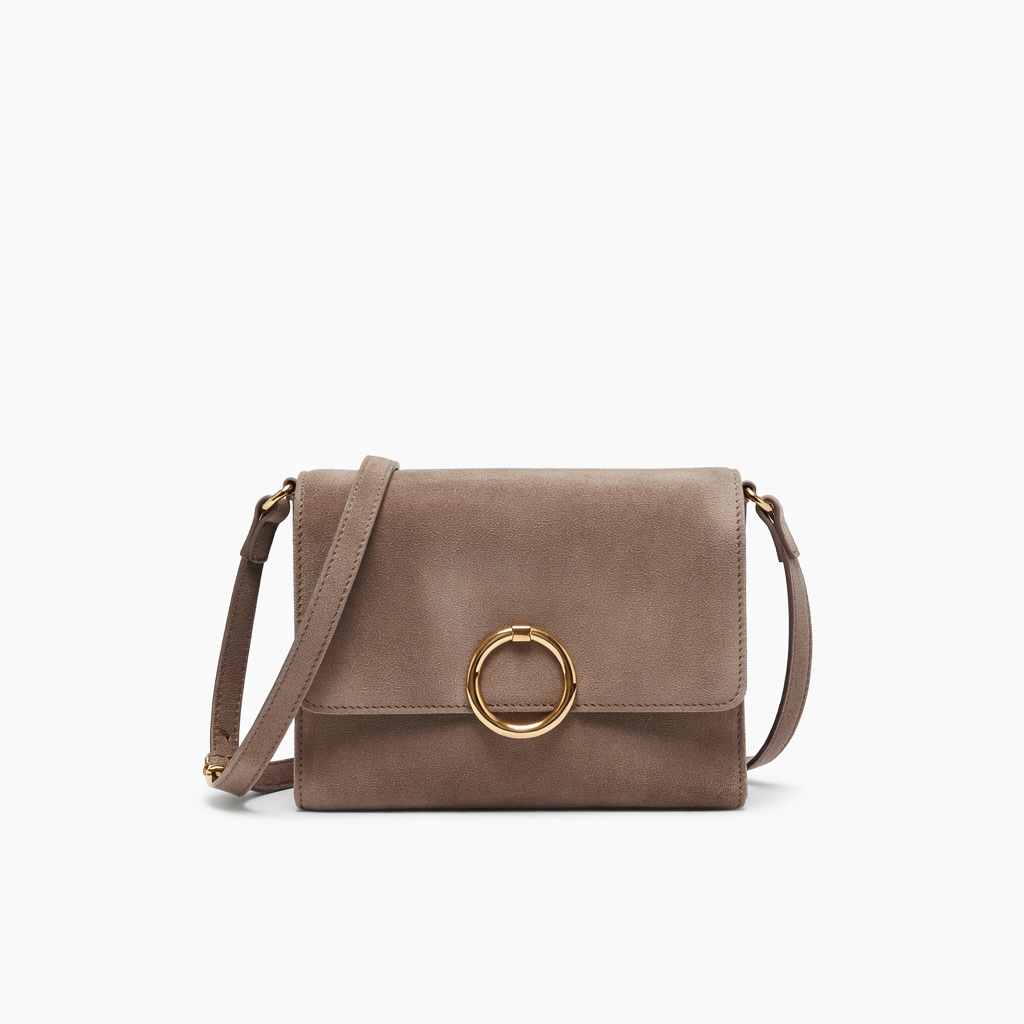 Suede Crossbody Bag