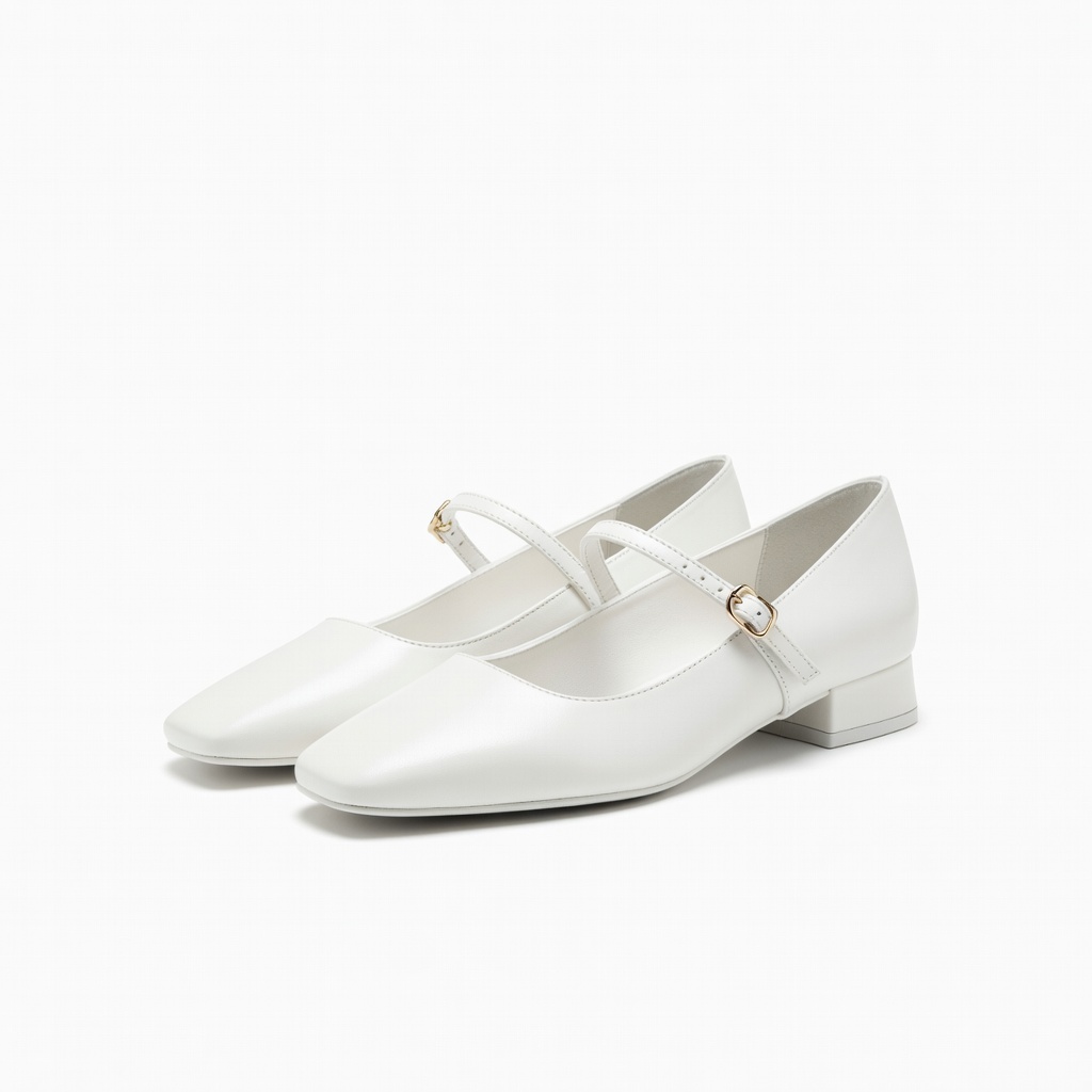 White Mary Jane Shoes