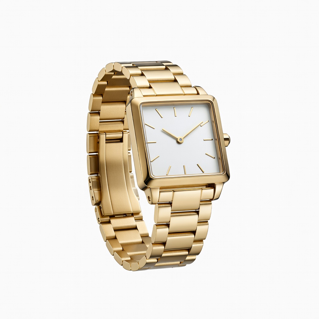Gold Link Watch