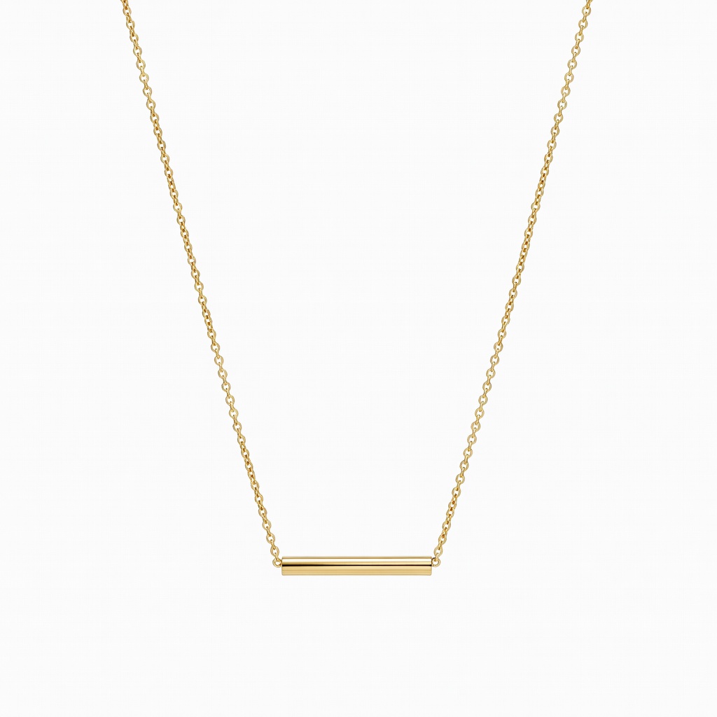Gold Bar Necklace
