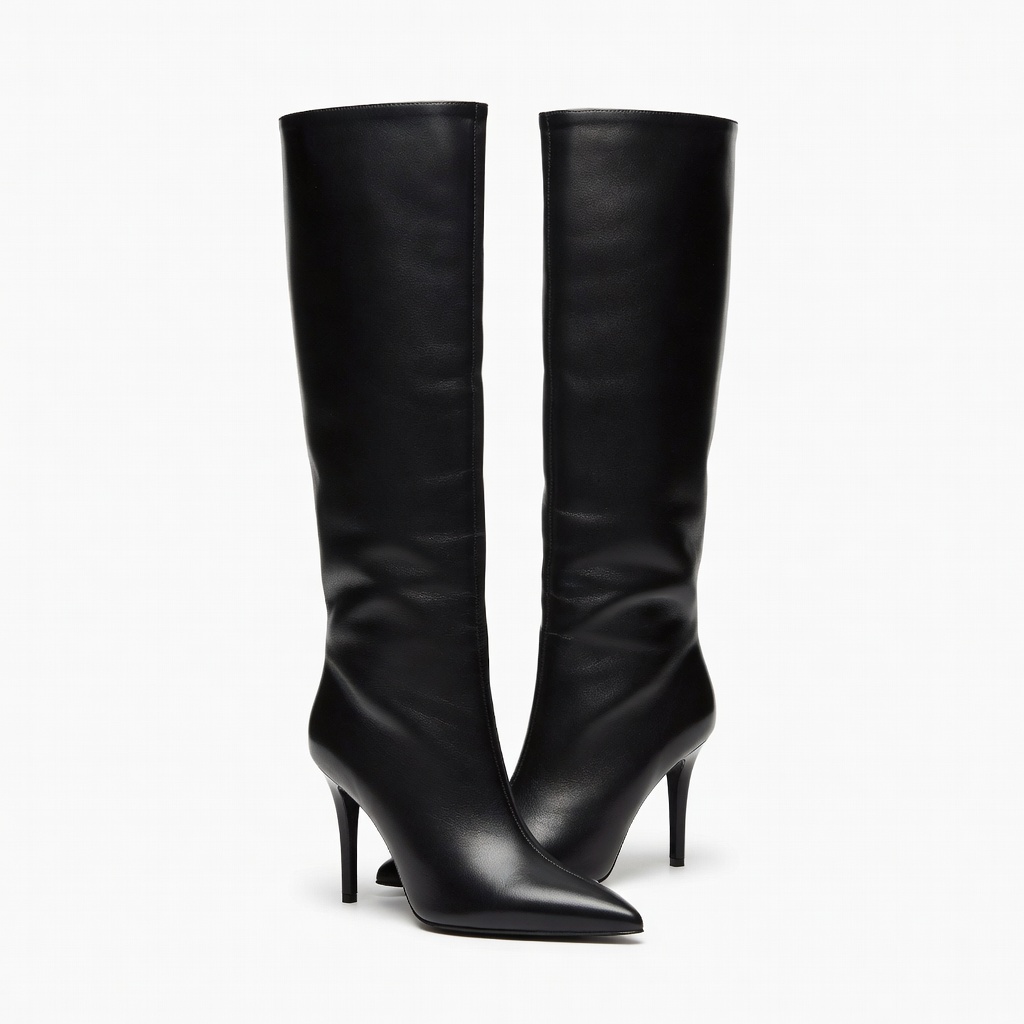 Knee-High Heeled Boots