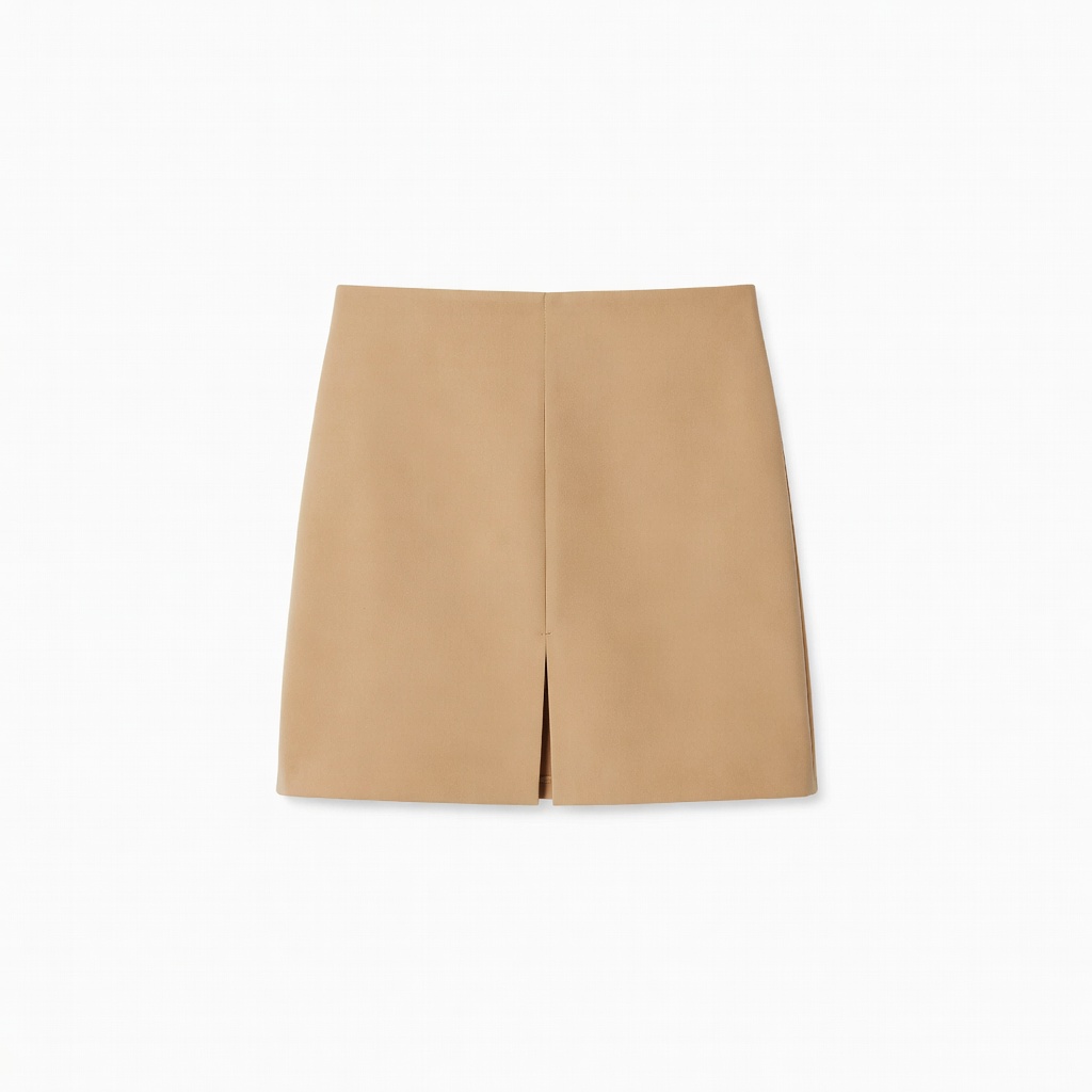 Tan Mini Skirt