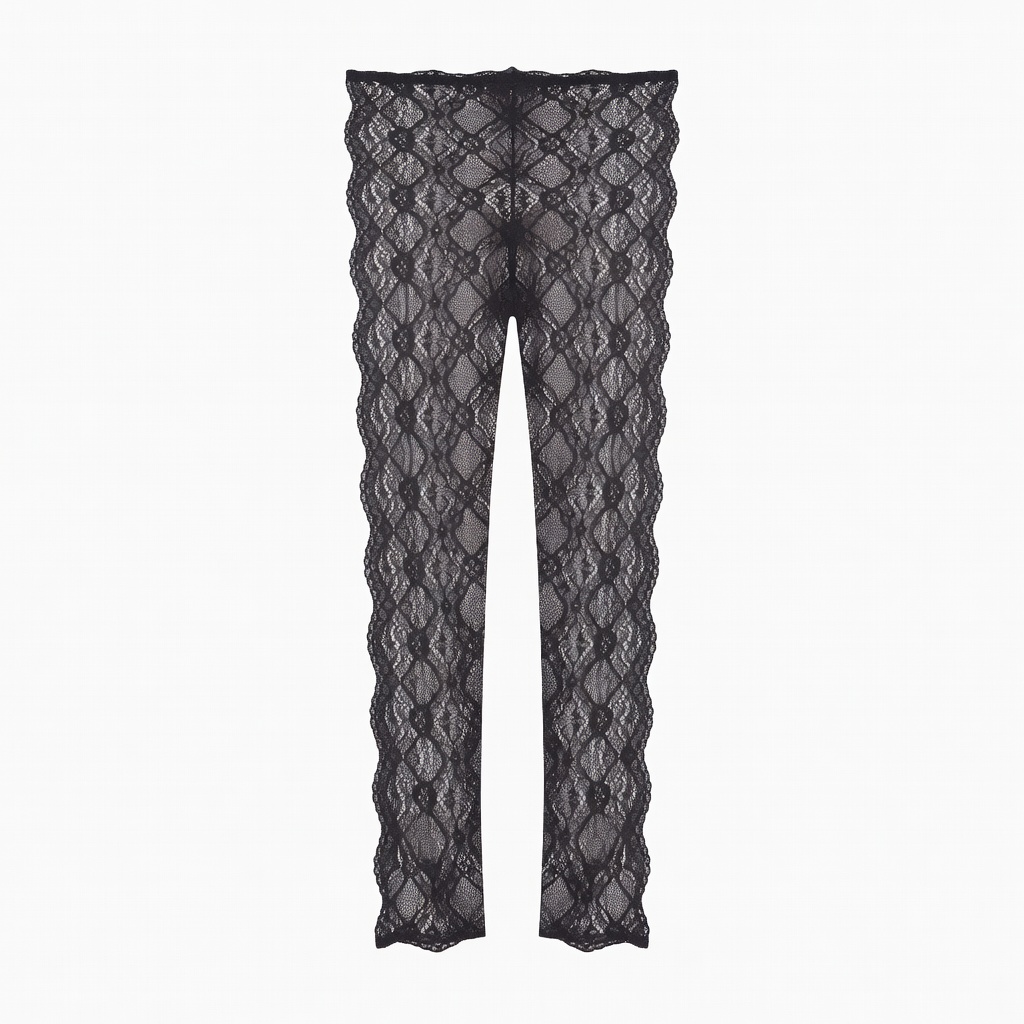 Collants à motifs dentelle