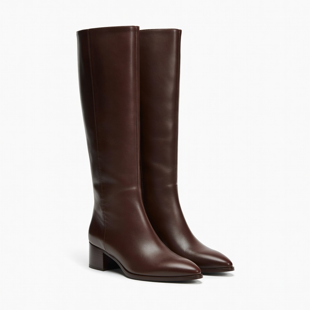 Brown Knee-High Boots