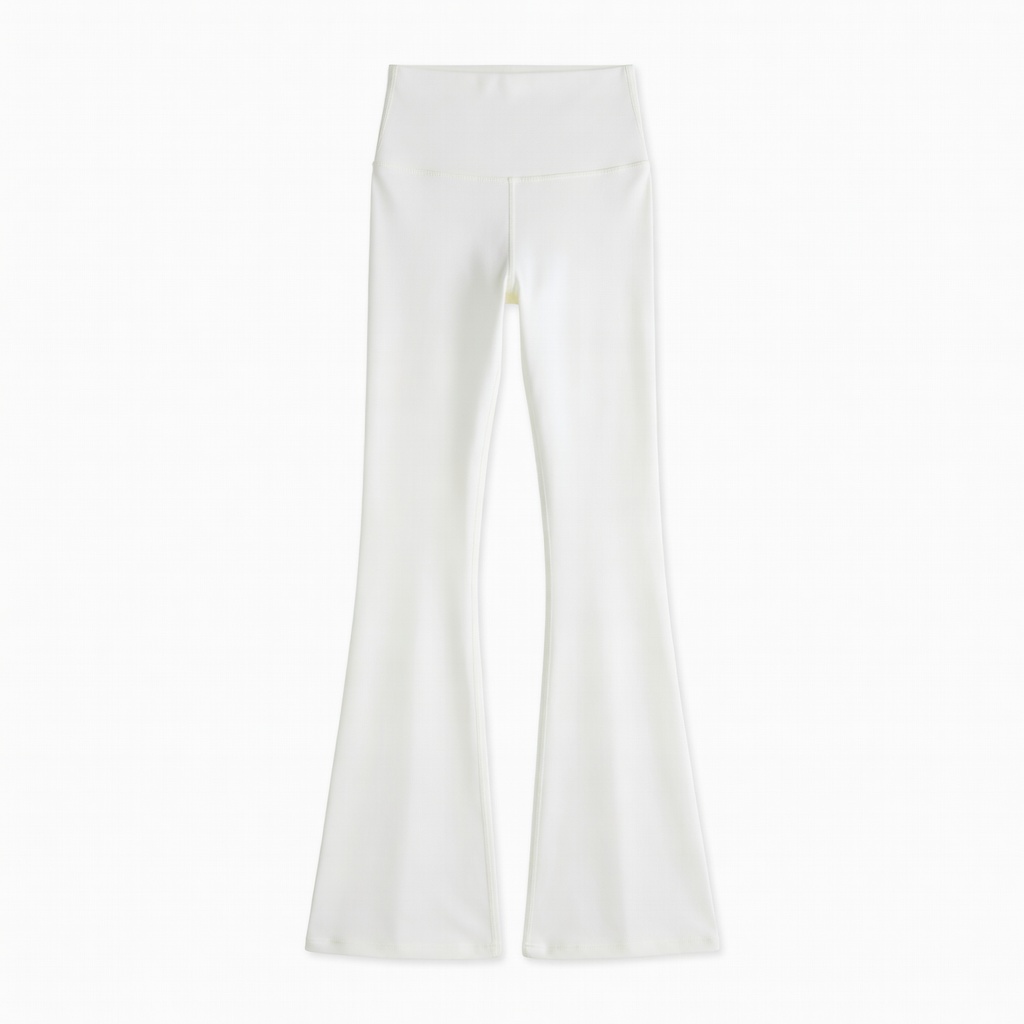 White Flared Pants