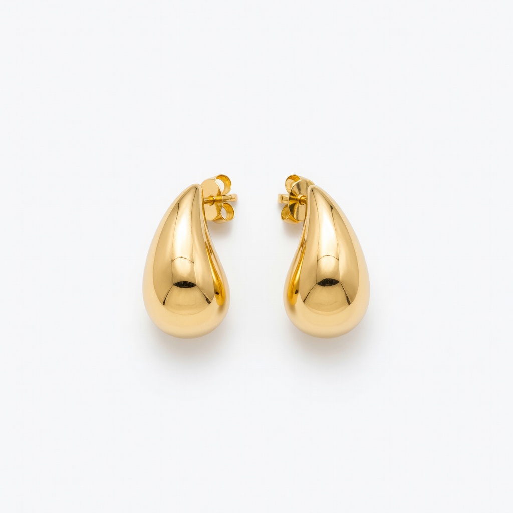 Gold Teardrop Earrings