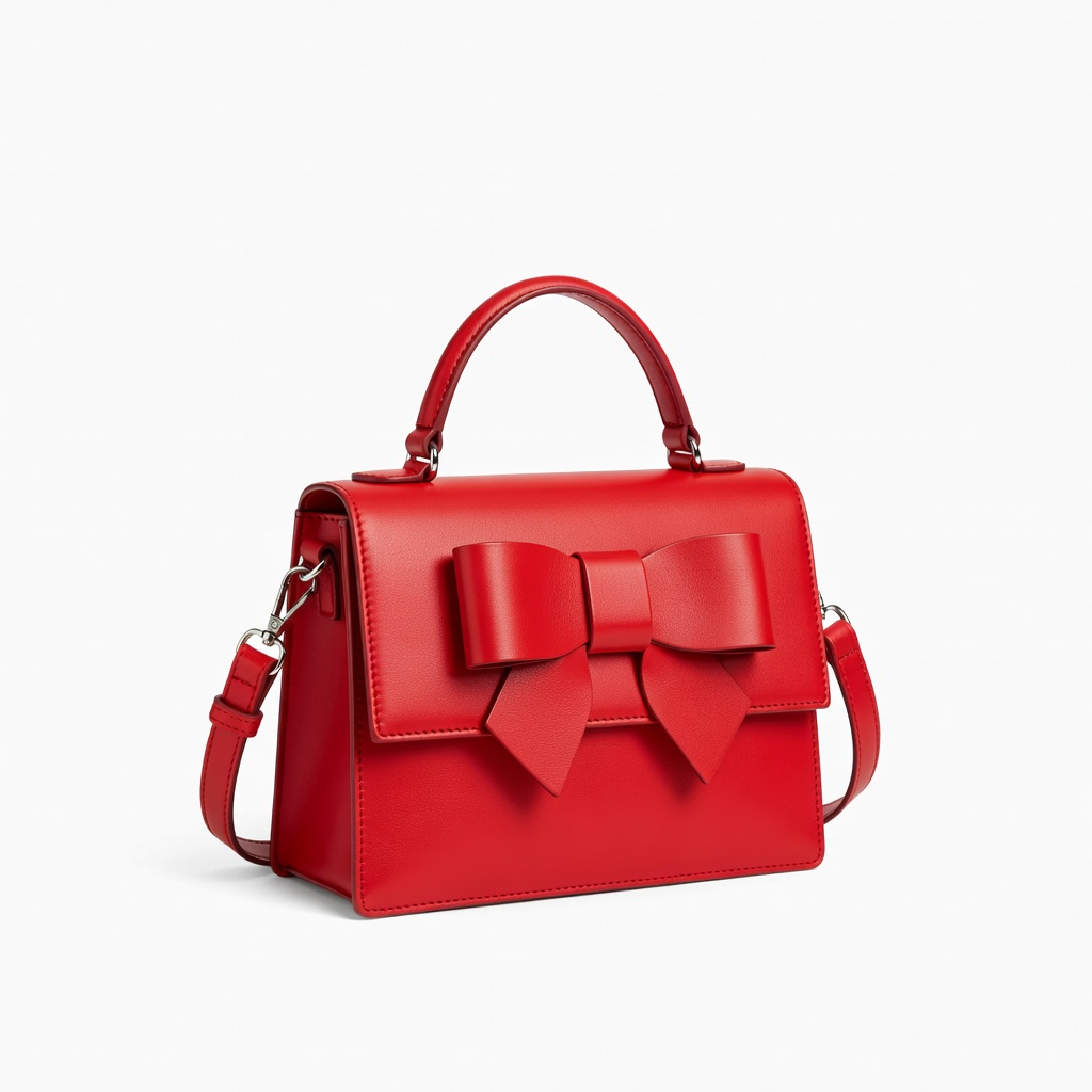 Red Bow Handbag