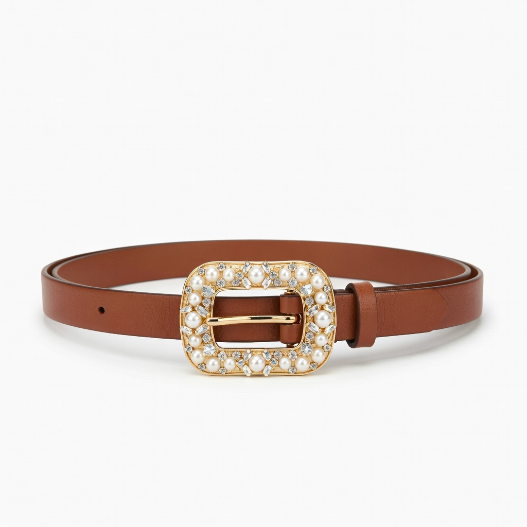 Brown Ornate Belt