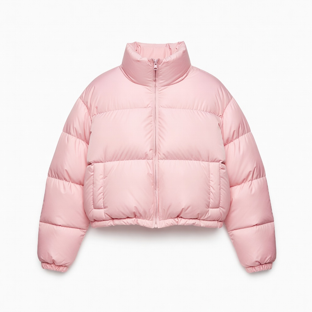 Light Pink Puffer Jacket
