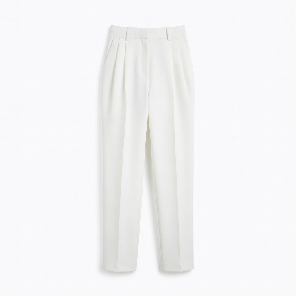White Tailored Trousers