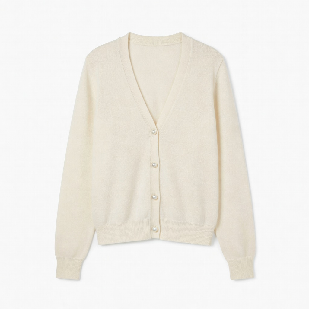 Cream Knit Cardigan
