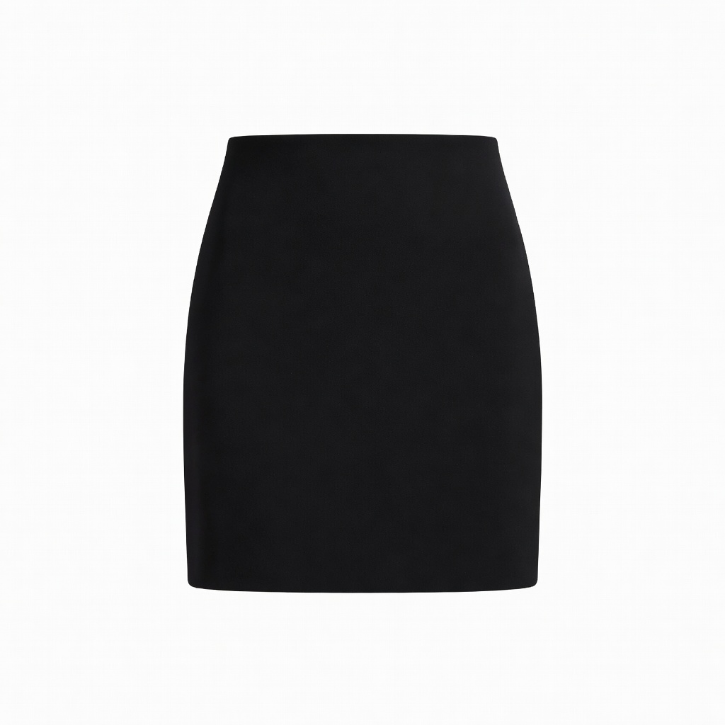 Black High-Waisted Mini Skirt