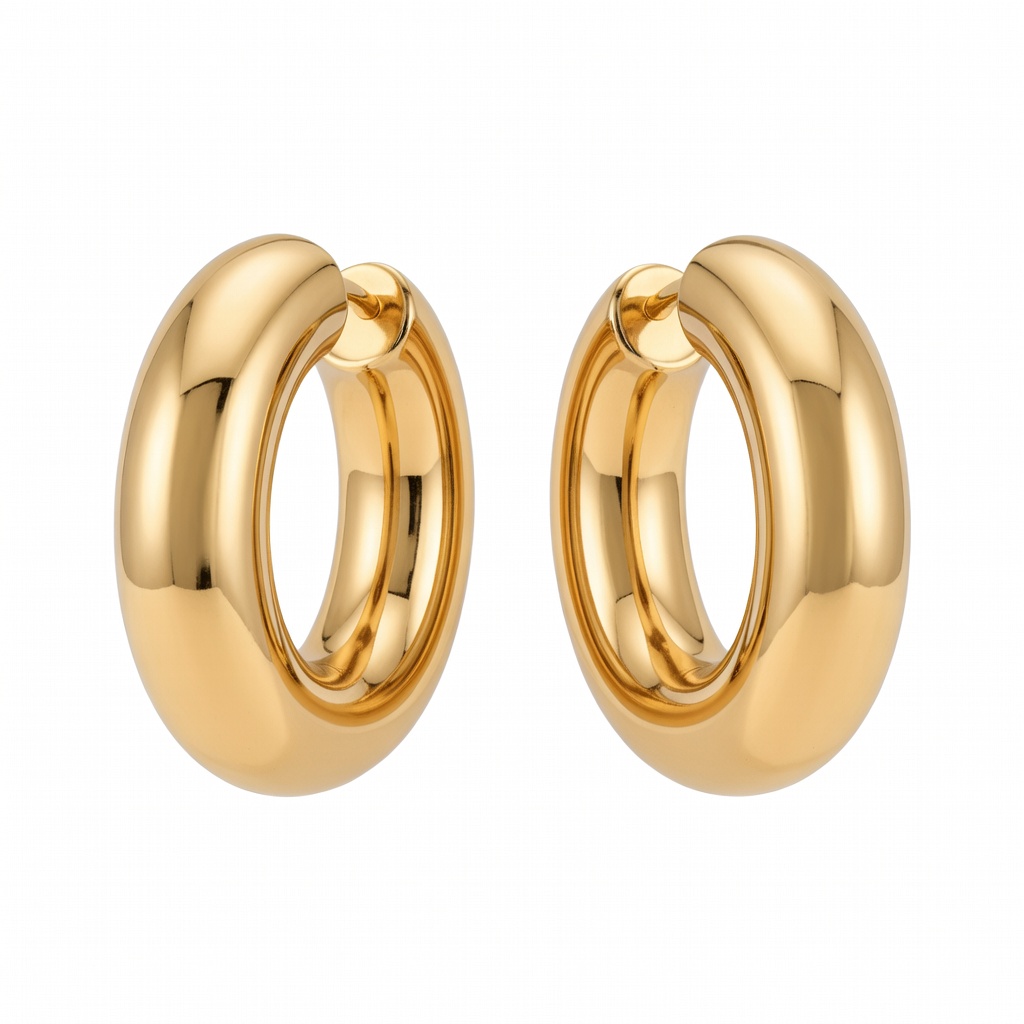 Gold Hoop Earrings