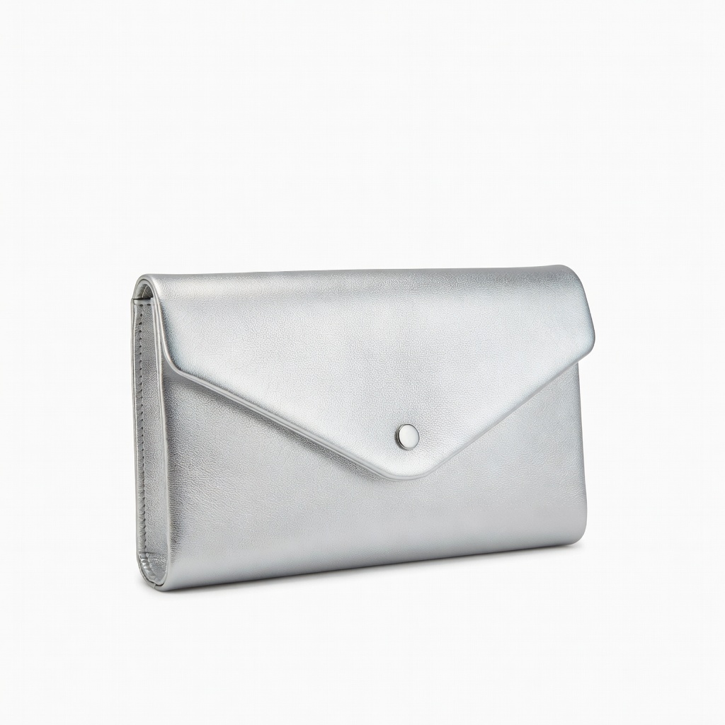Silver Clutch Bag