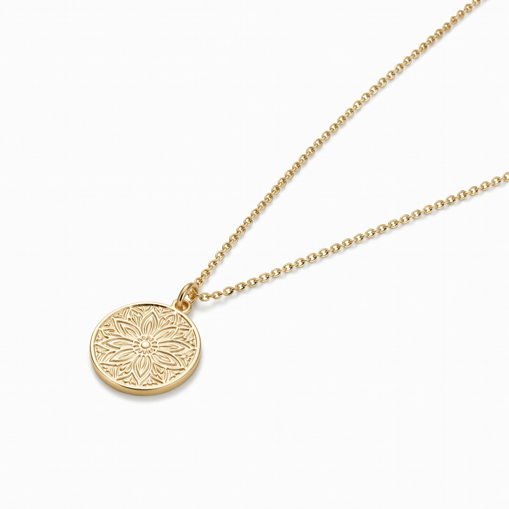 Gold Pendant Necklace