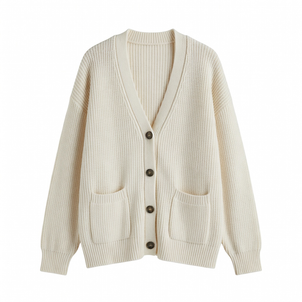 Cream Knit Cardigan