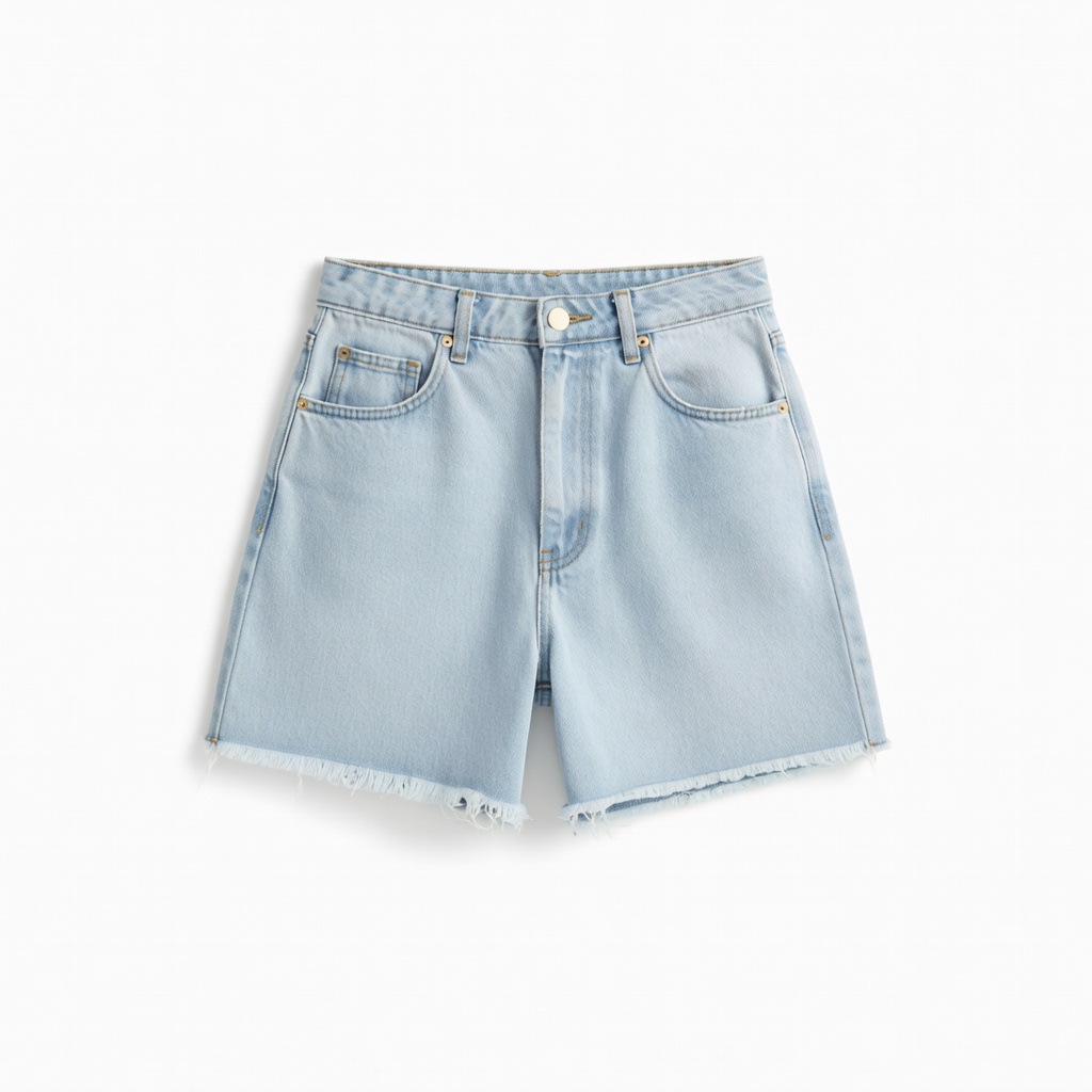 Light Wash Denim Shorts