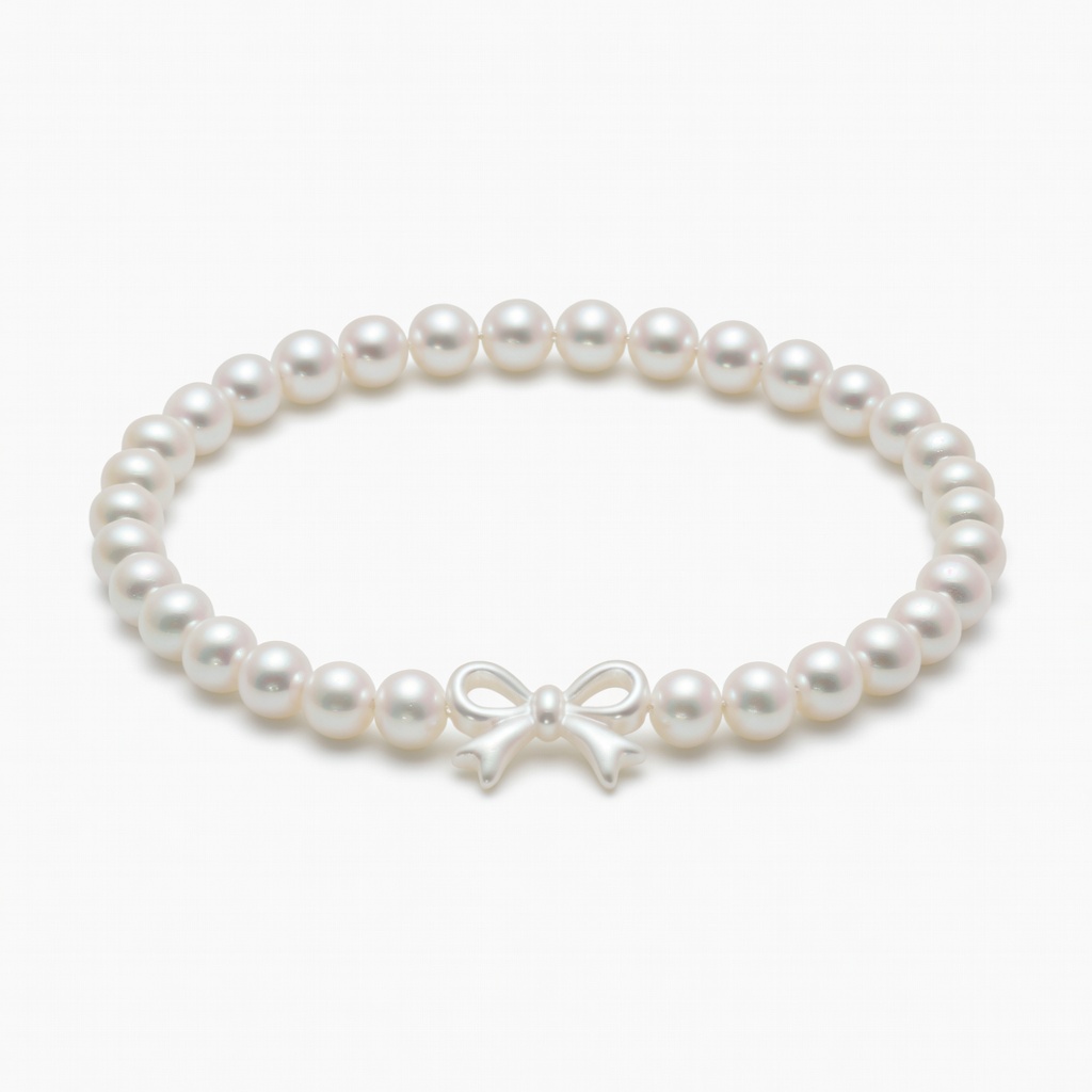 Pearl Bow Bracelet