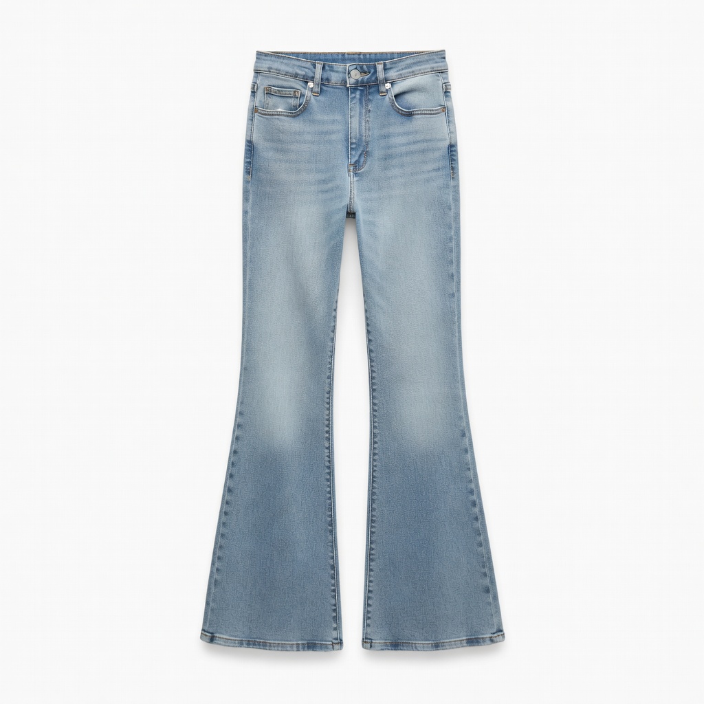 Light Blue Flared Jeans