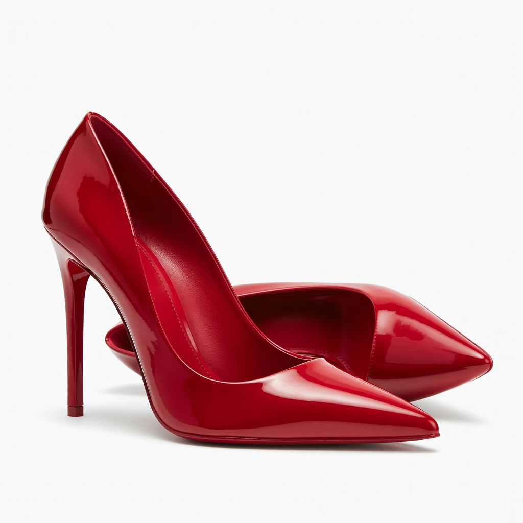 Red Patent Stiletto Heels