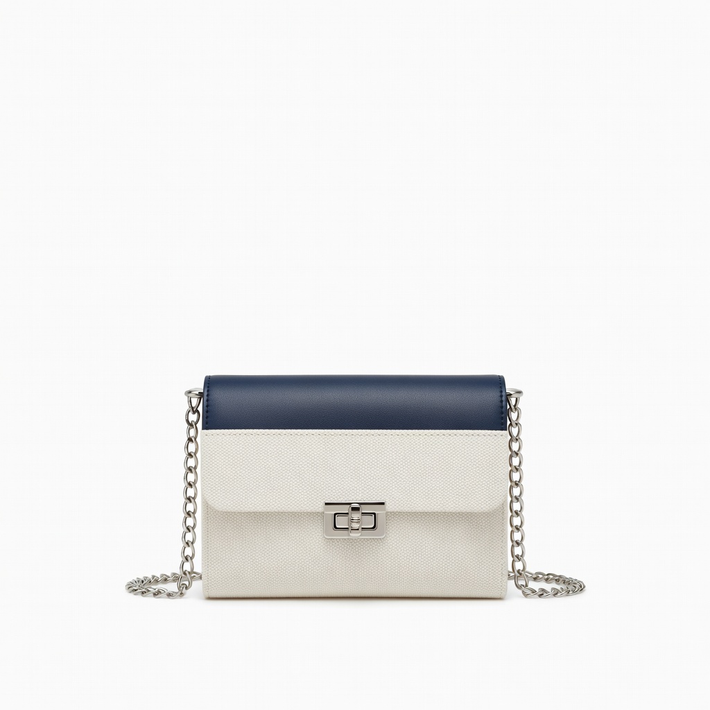 White Woven Handbag