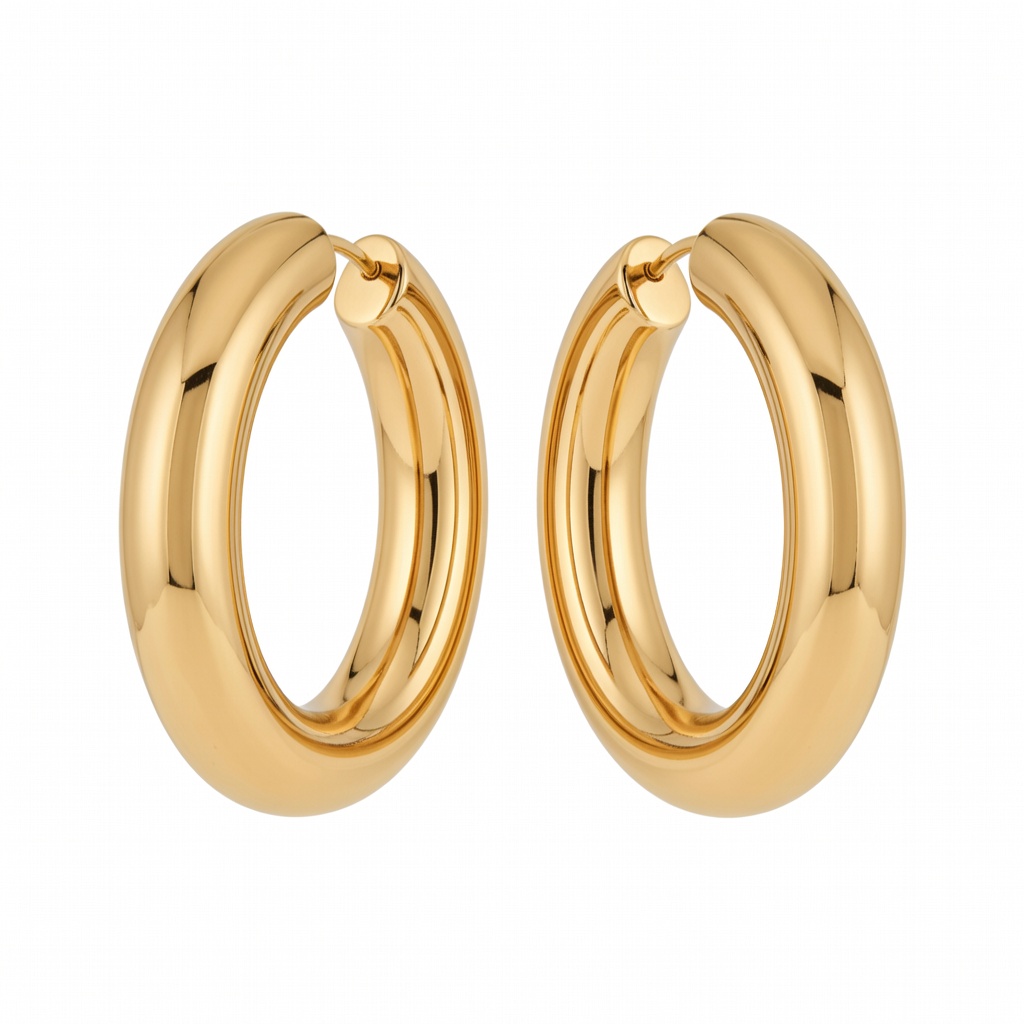 Goldene Creolen