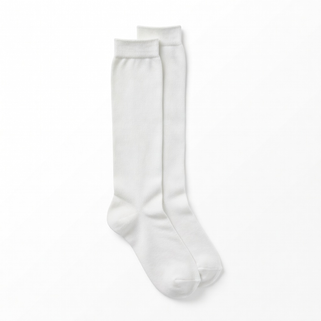 White Knee-High Socks