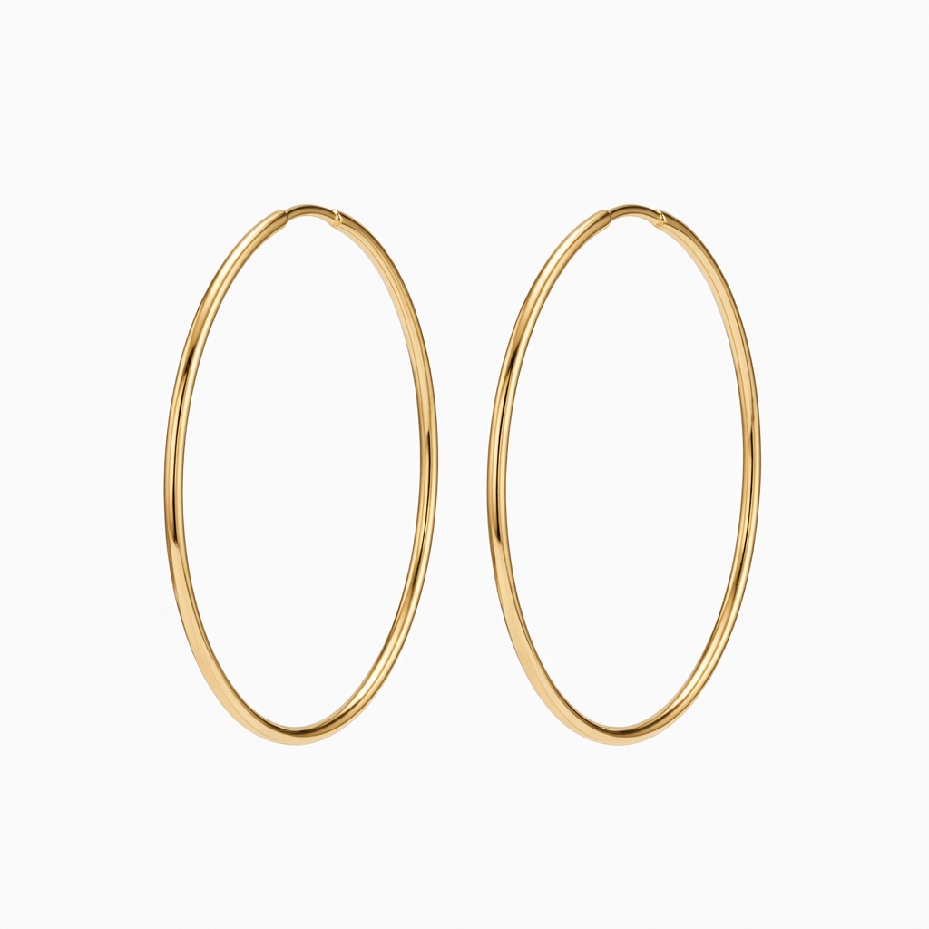 Gold Hoop Earrings
