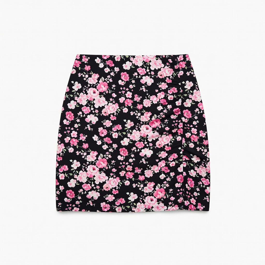 Floral Mini Skirt