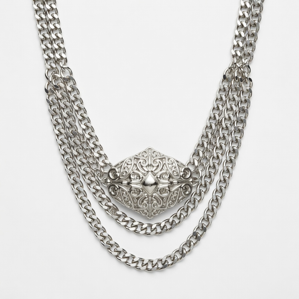 Silver Statement Necklace