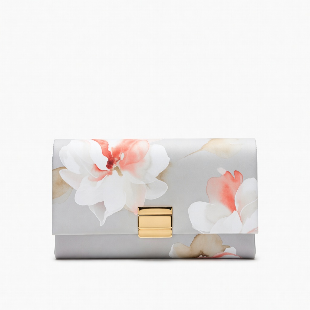 Floral Clutch Bag