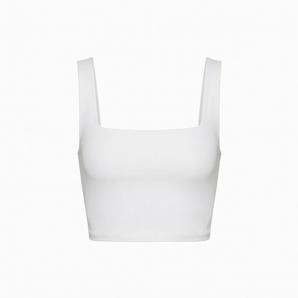 White Crop Top