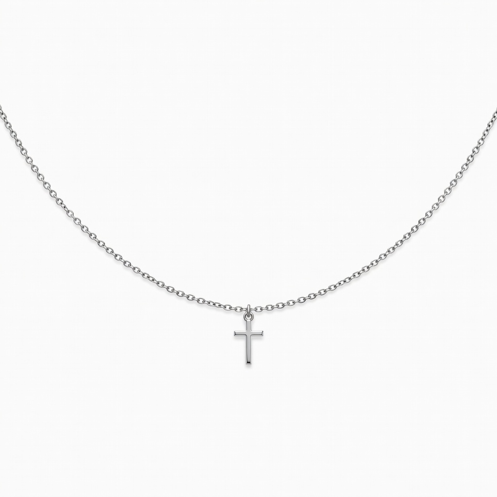 Silver Cross Necklace