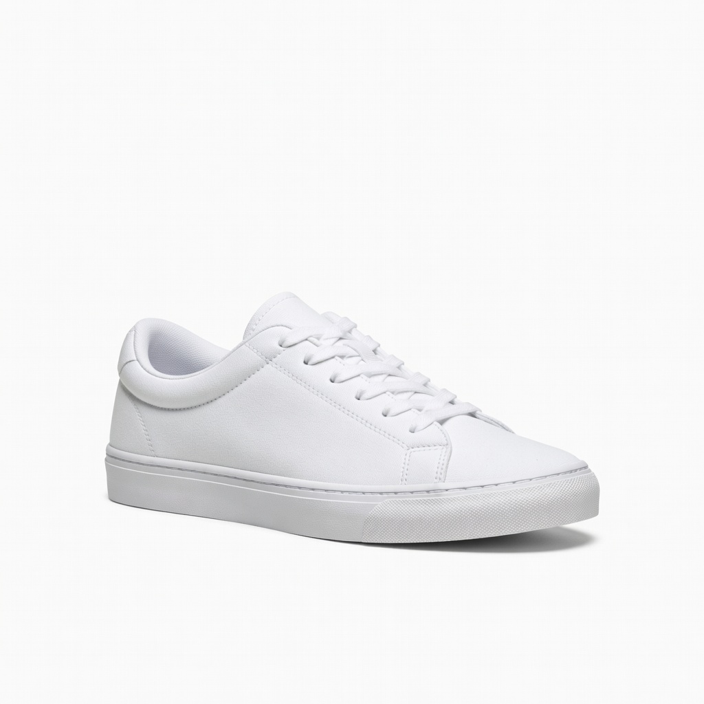 Weiße Low-Top Sneakers