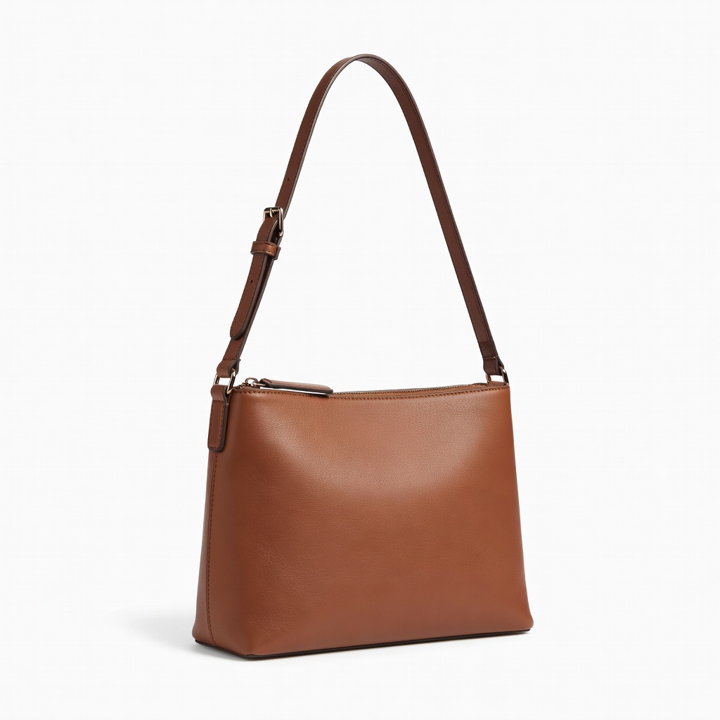 Braune Schultertasche