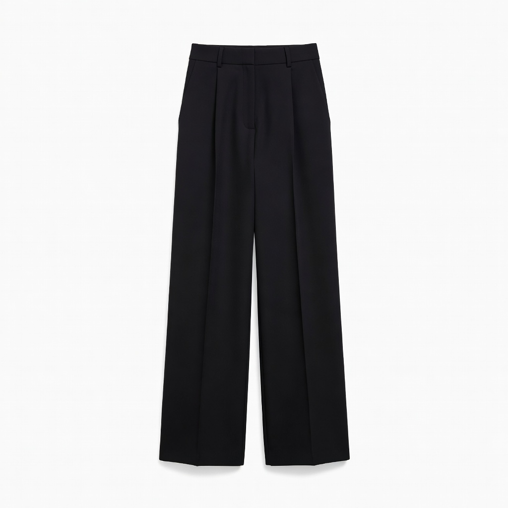 Black Wide Leg Trousers