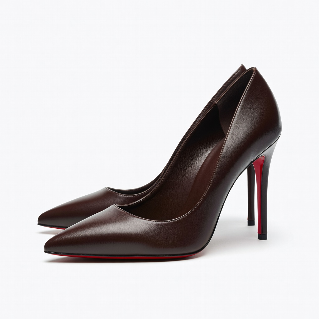 Brown Stiletto Pumps