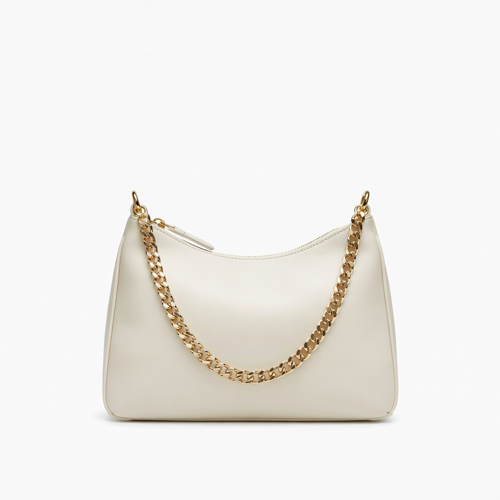 White Chain Shoulder Bag