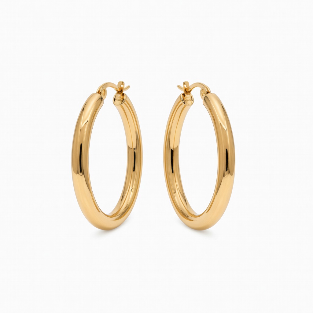 Gold Hoop Earrings