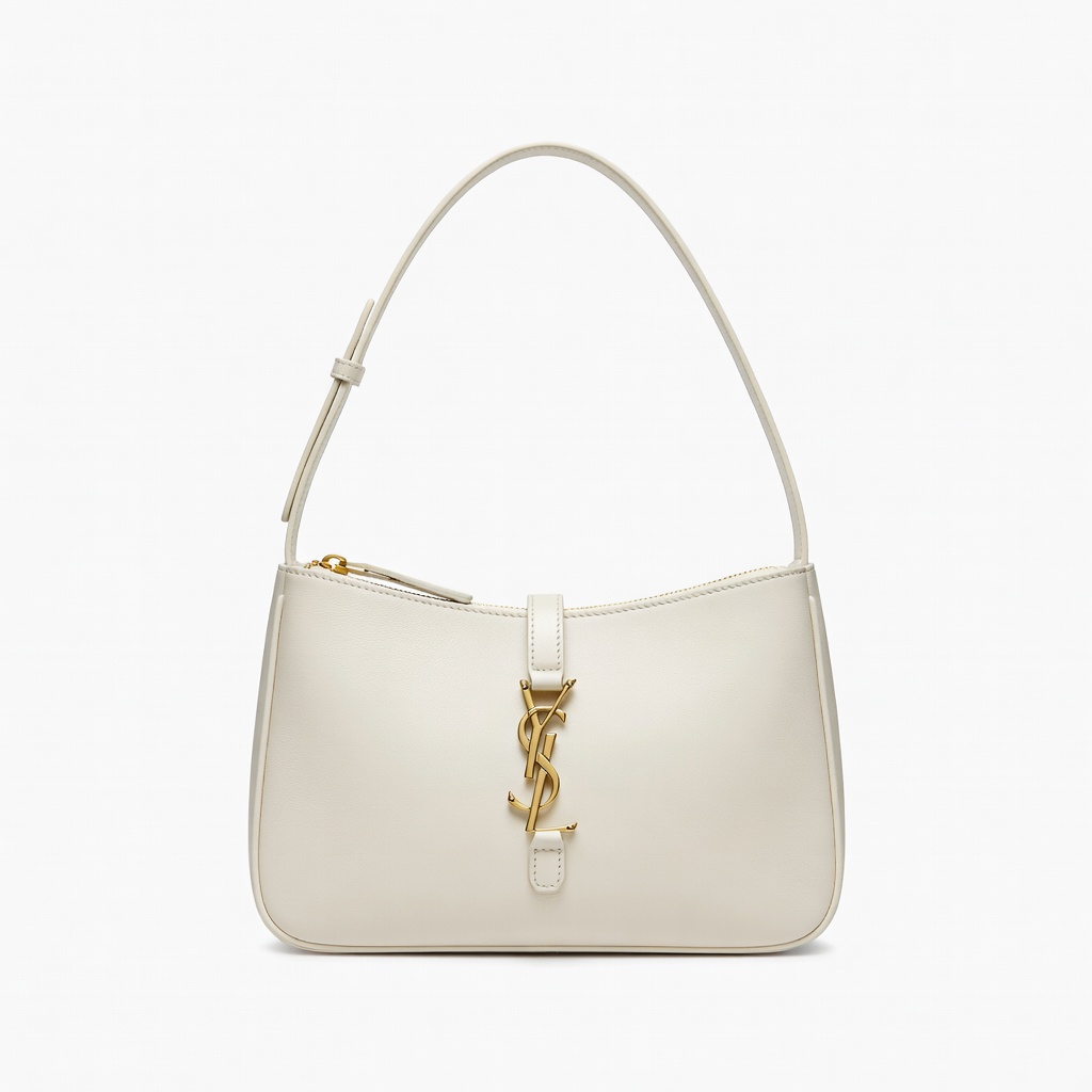 White Leather Shoulder Bag