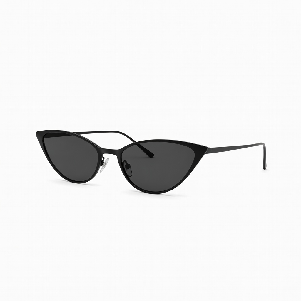 Black Cat-Eye Sunglasses