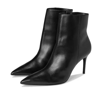 Black Pointed Toe Ankle Boots