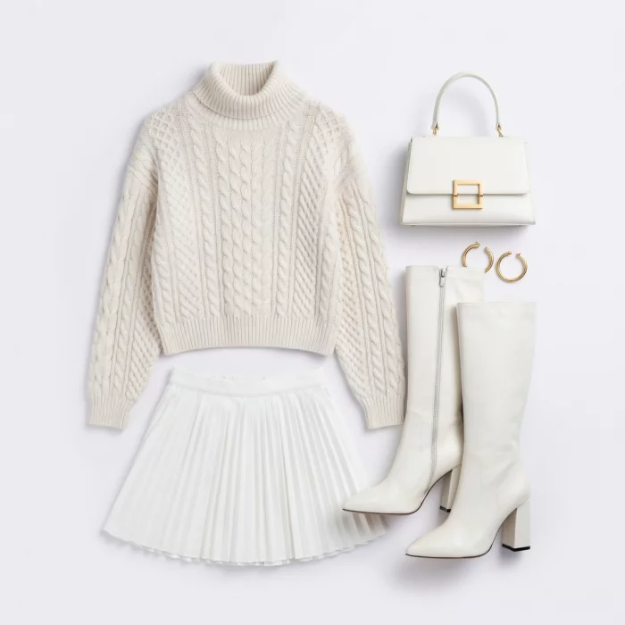 Ανοιξιάτικο look all-white clean girl 10