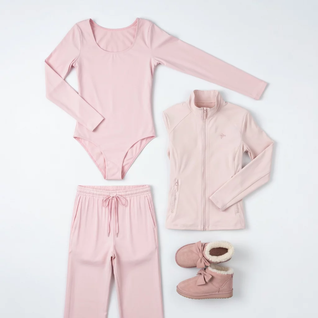 Pastel Pink Athleisure Set